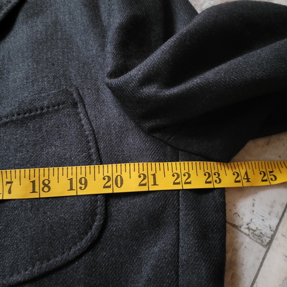 Canali Proposta Blazer 44R 50% Silk 50% Cashmere Sport Coat Patch Pockets Italy - Picture 12 of 13